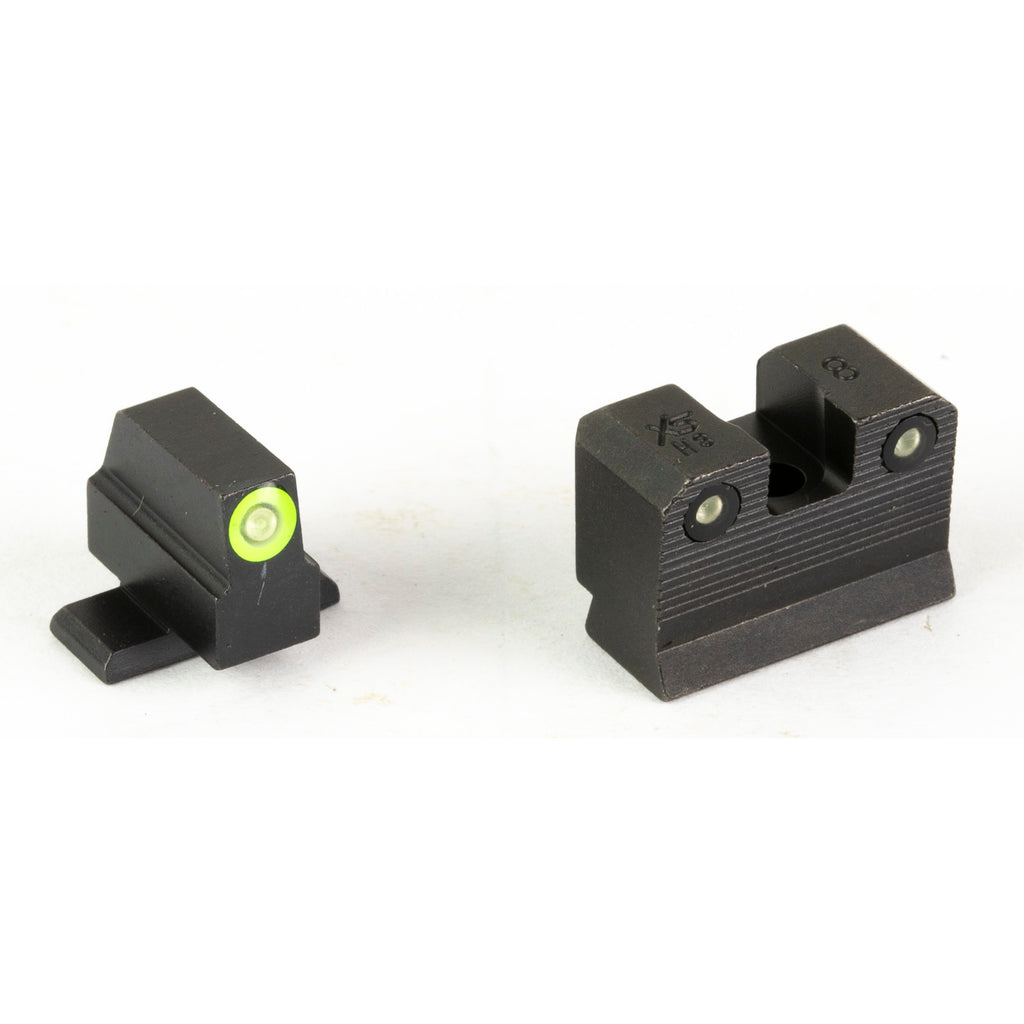 XS Sights R3D 2.0 Night Sight for Sig P320, P365, P226, P229, Springfield XD(M), Hellcat, FN 509 – Suppressor Height, Green