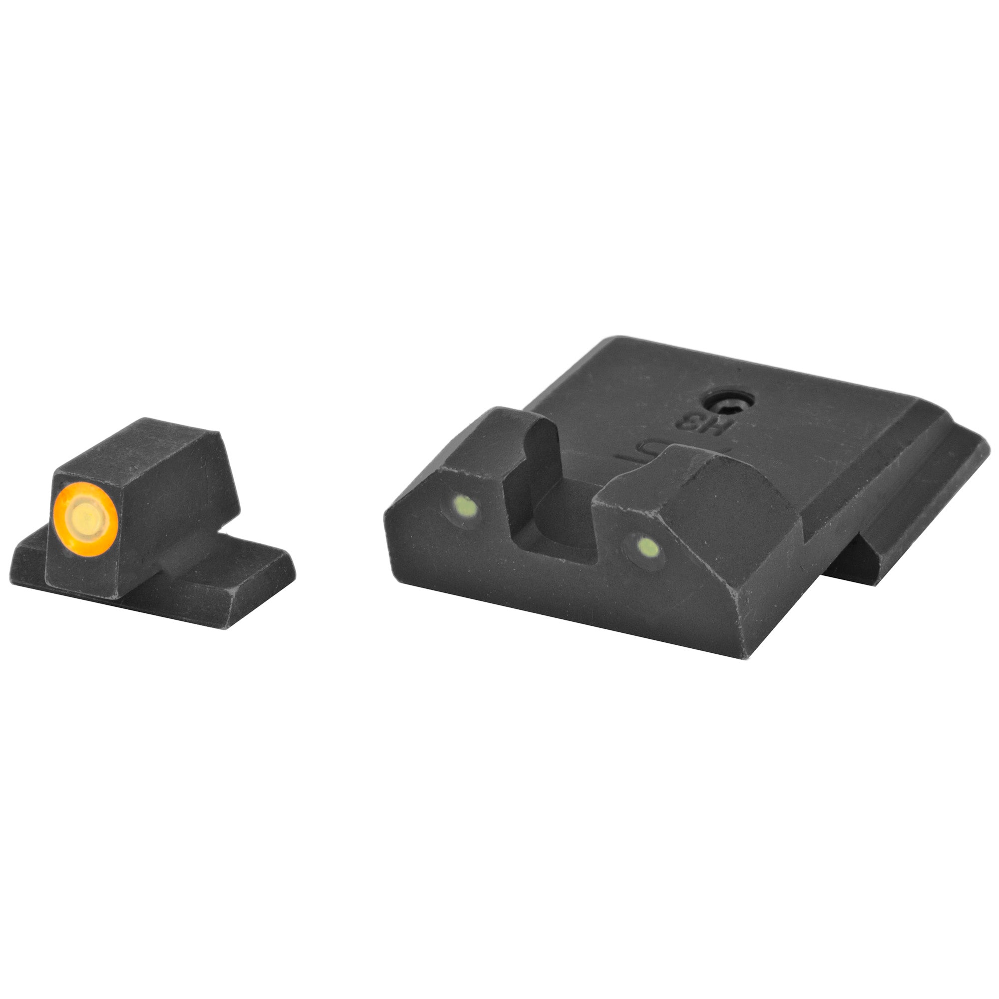 XS Sights R3D Night Sights with Orange Tritium Front and Black Rear for Enhanced Visibility