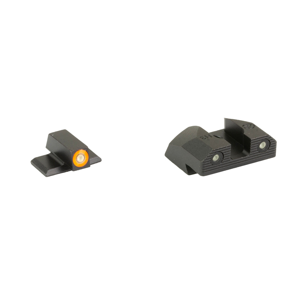 XS Sights R3D Night Sights for Smith & Wesson Bodyguard 2.0 – Bright Orange Notch and Post