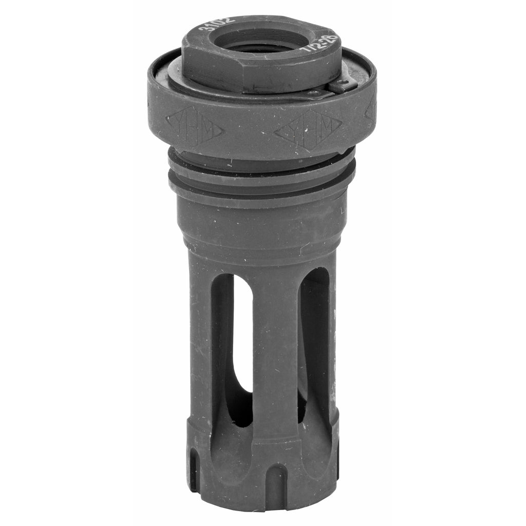 Yankee Hill Machine Co Phantom 5.56 QD Flash Hider - 1/2x28 Thread, Black