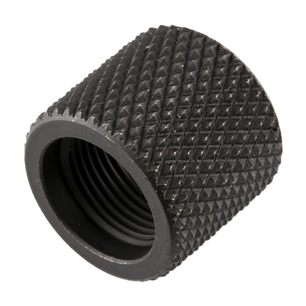 Yankee Hill Machine Co YHM-3411-B 1/2x28 Black Steel Thread Protector for Rifle Barrels
