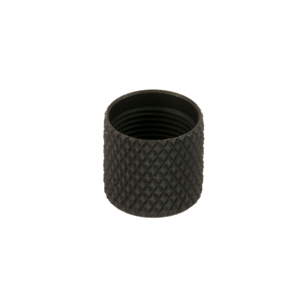 Yankee Hill Machine Co YHM-3418-B 1/2x28 Black Steel Thread Protector for Pistol Barrels