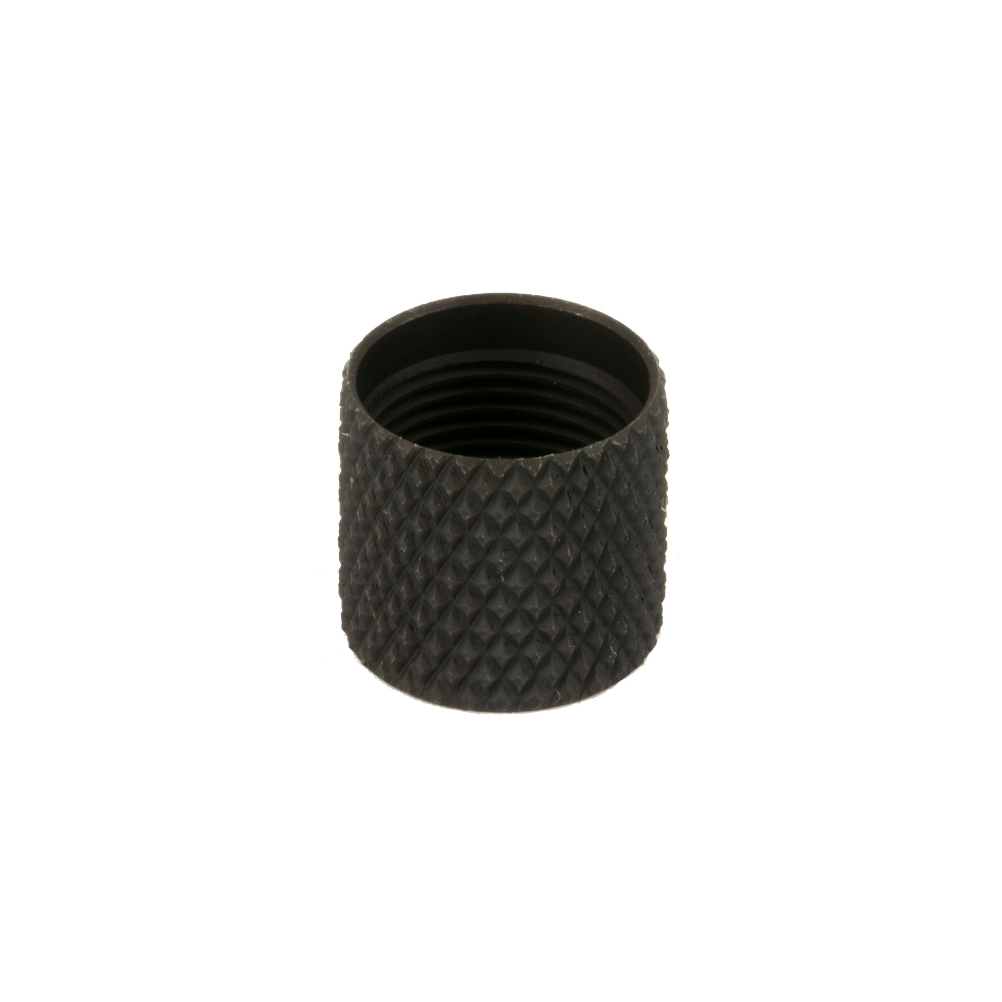 Yankee Hill Machine Co YHM-3418-B 1/2x28 Black Steel Thread Protector for Pistol Barrels