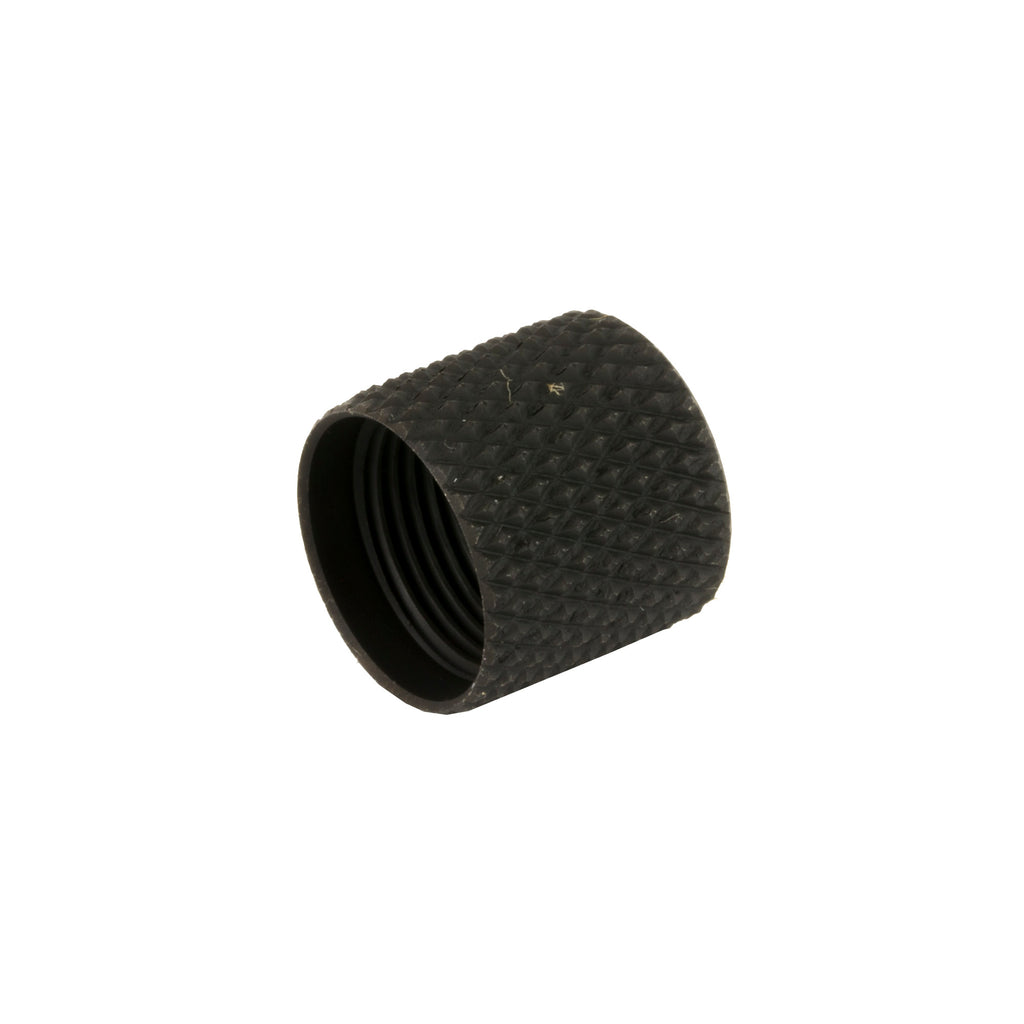 Yankee Hill Machine Co YHM-3418-B 1/2x28 Black Steel Thread Protector for Pistol Barrels