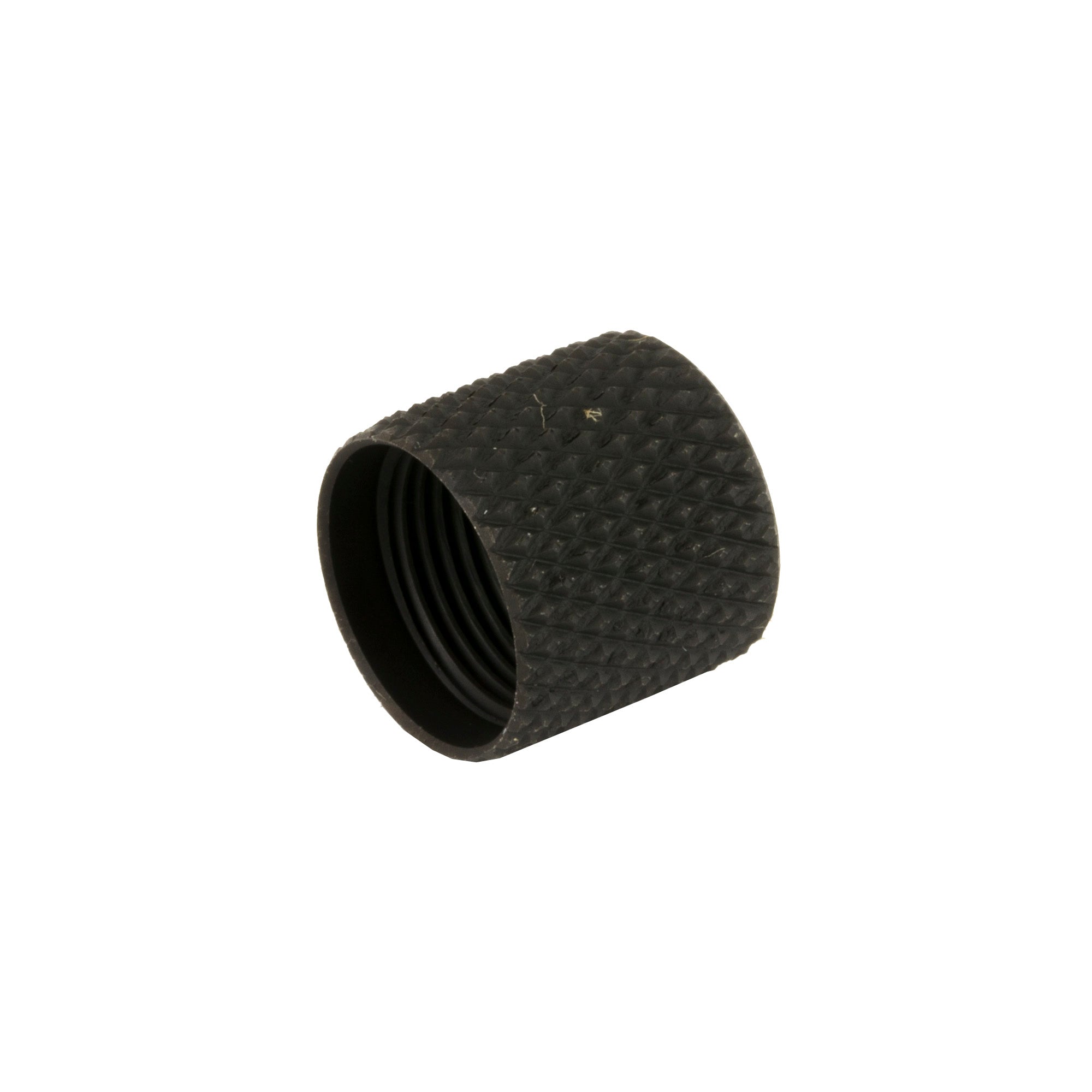 Yankee Hill Machine Co YHM-3418-B 1/2x28 Black Steel Thread Protector for Pistol Barrels