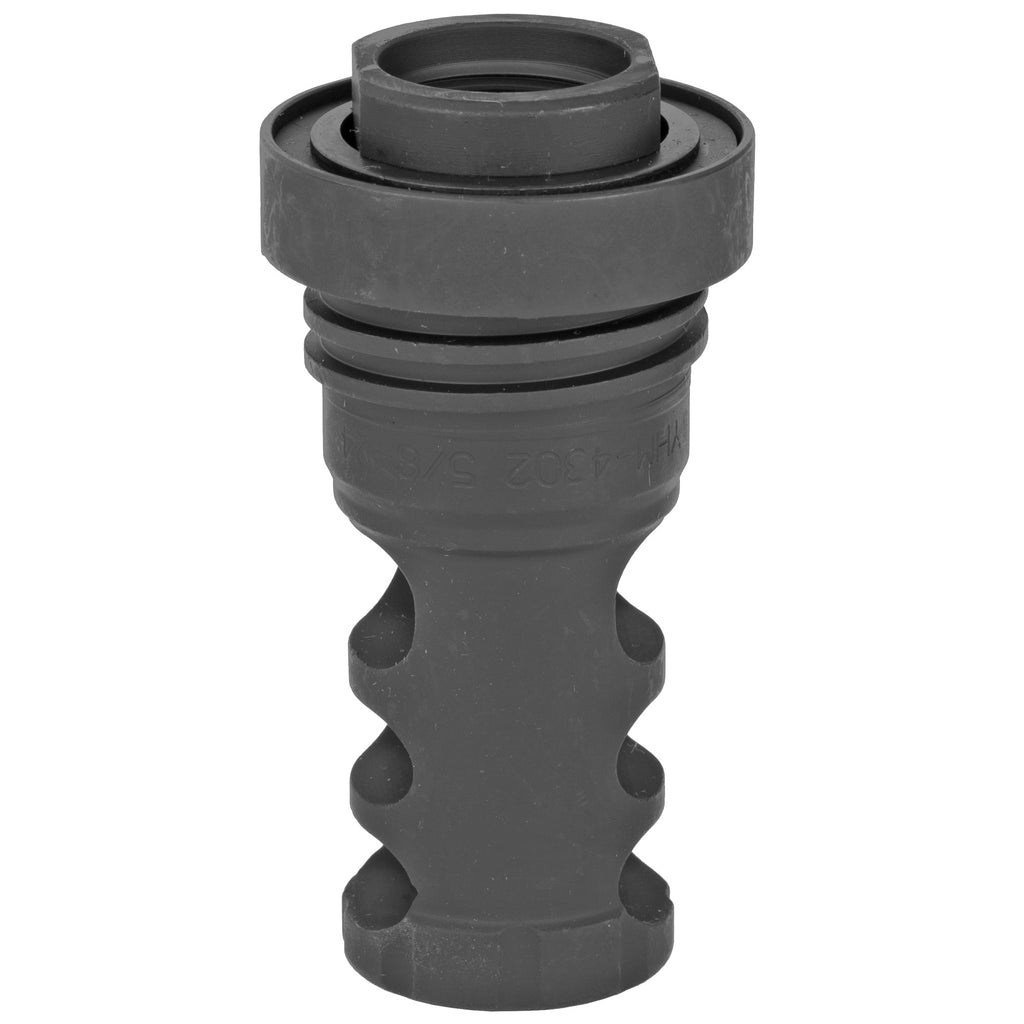 Yankee Hill Machine Co YHM-4302-MB-24A Phantom Q.D. Muzzle Brake for 30 Caliber, 5/8x24 Thread, Black