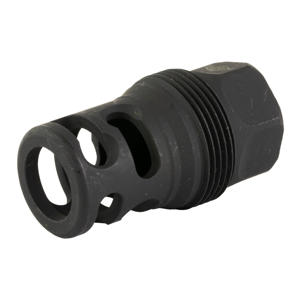 Yankee Hill Machine Co YHM Short sRx Brake 5/8-24 Black - Compact Muzzle Brake for Improved Shot Control
