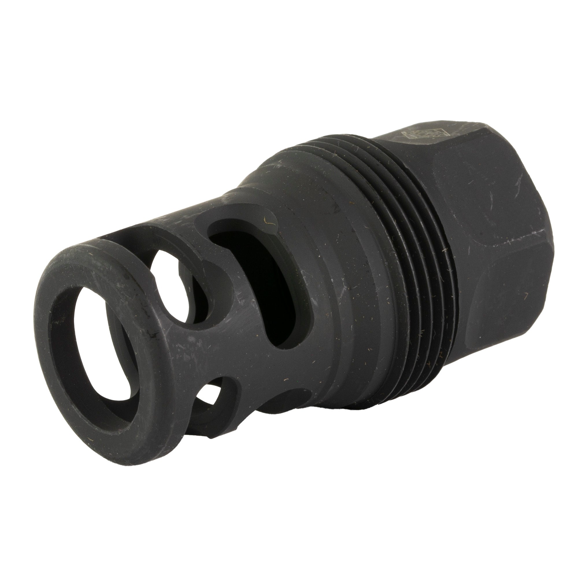 Yankee Hill Machine Co YHM Short sRx Brake 5/8-24 Black - Compact Muzzle Brake for Improved Shot Control