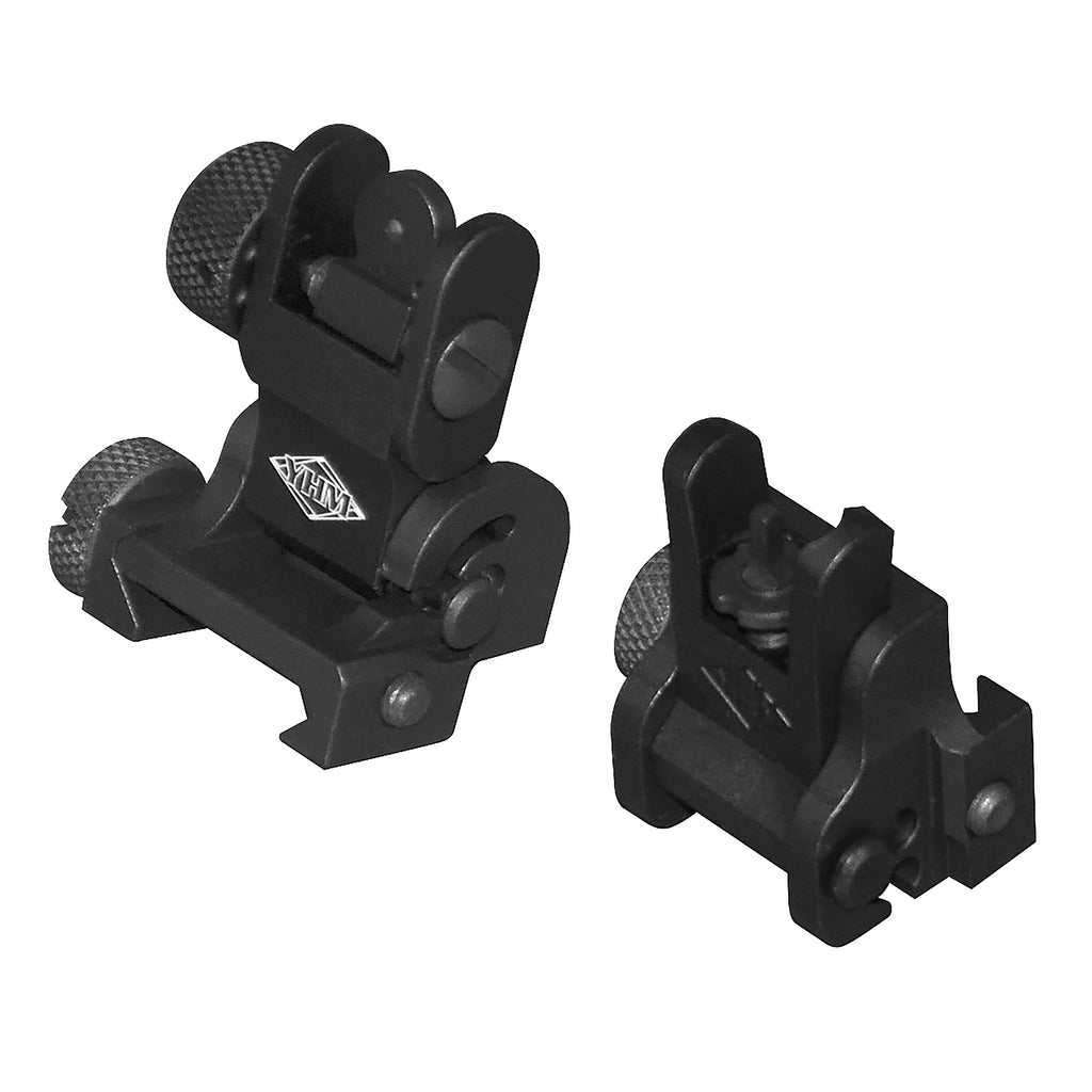 Yankee Hill Machine Co YHM-8027 Flip Sight Set for AR Rifles - Black