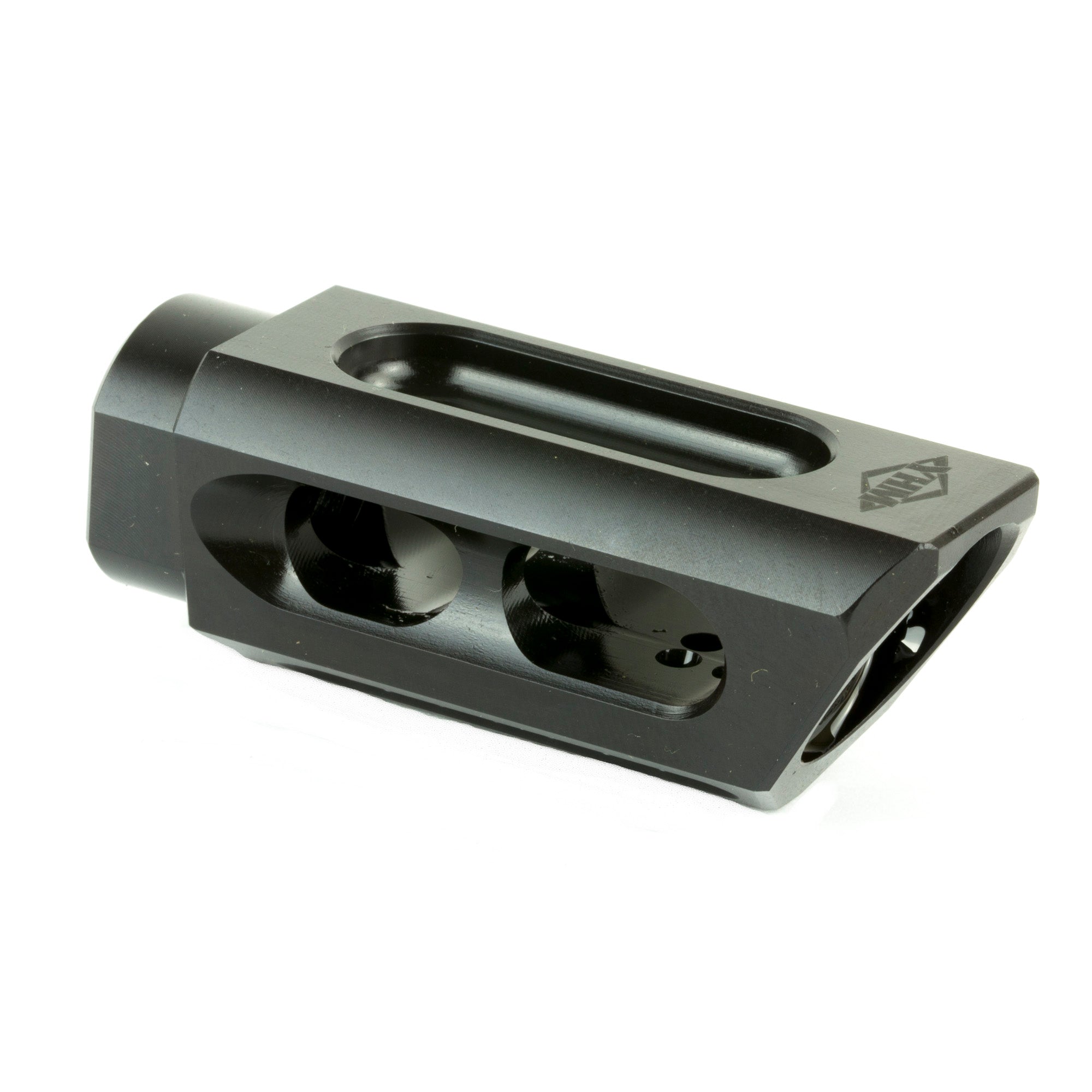 Yankee Hill Machine Co YHM-85-MB-A 9mm Slant Brake/Compensator – Muzzle Brake for Recoil Reduction and Muzzle Rise Control