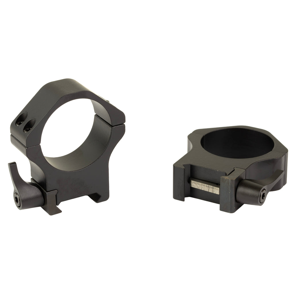 Warne Maxima 34mm High Horizontal Quick Detach Scope Rings - Black