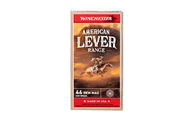 Winchester Ammunition American Lever .44 Magnum 240-Grain Jacketed Soft Point - 50 Rounds per Box
