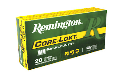 Remington Core-Lokt 7mm Backcountry 175 Grain Soft Point Ammunition - Reliable Big Game Choice
