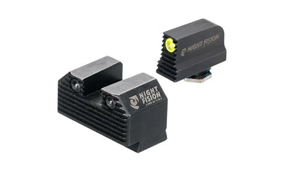 Night Fision Optics Ready Stealth Tritium Gun Sight for Glock 43X, Model GLK-003-220-227-YGZX