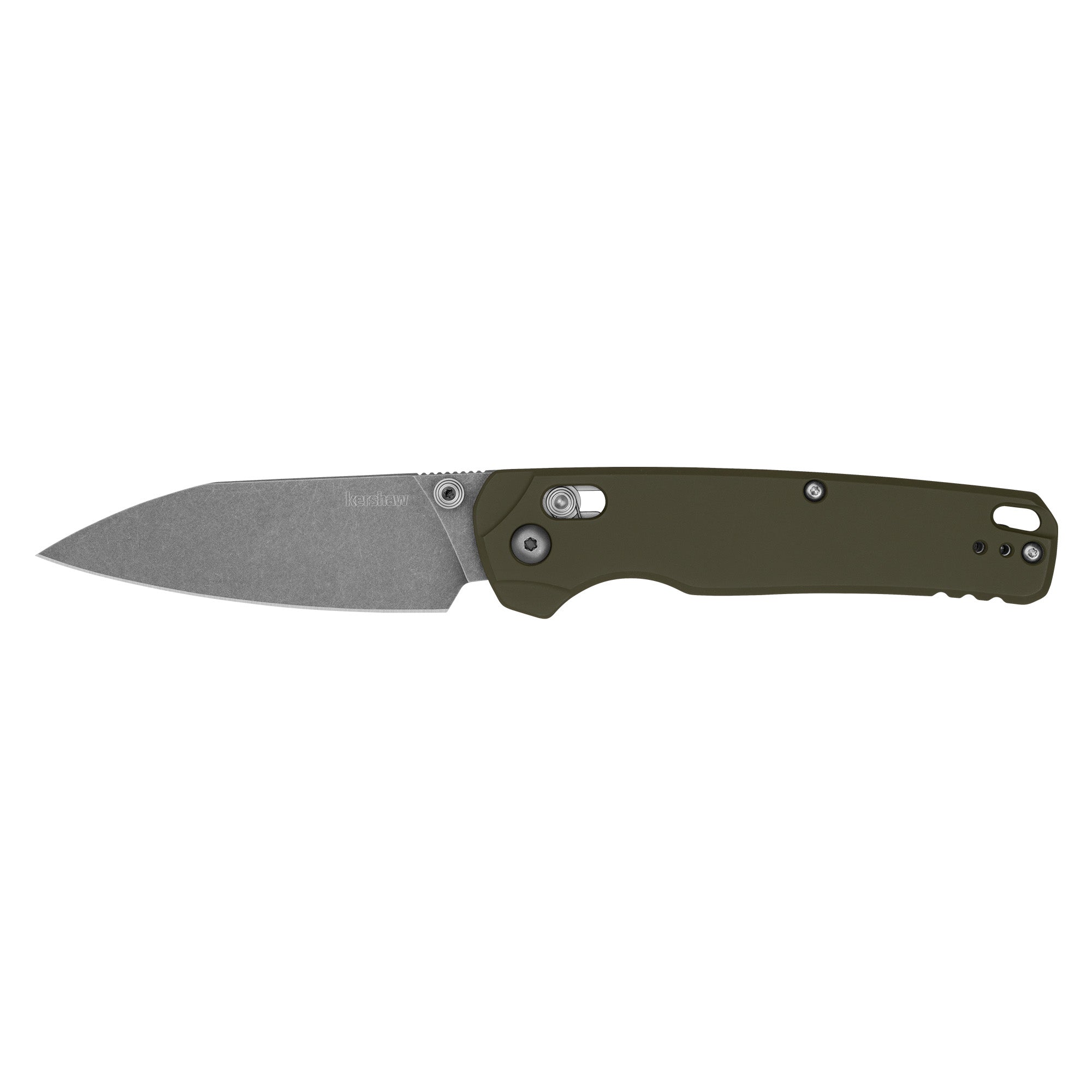 Kershaw Bel Air XL Folding Knife with CPM 3V Blade and Olive Drab Green Handle