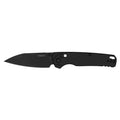 Kershaw Bel Air XL Black Folding Knife with CPM MagnaCut Blade – 3.4-inch Plain Edge, Black Anodized Aluminum Handle