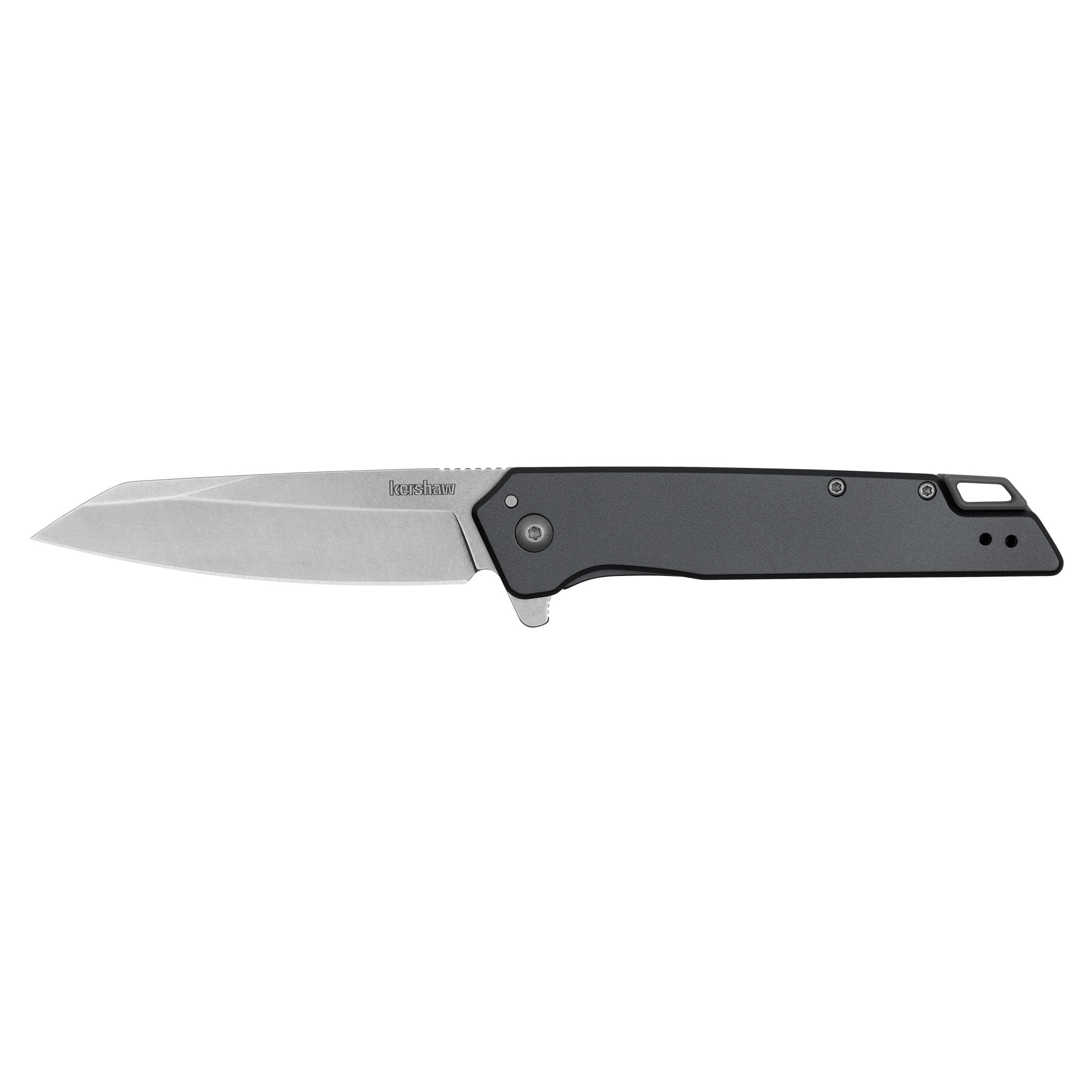 Kershaw Misdirect XL Folding Knife - 3.37-inch Plain Edge, Assisted Opening, 4Cr14 Steel, Gray Handle