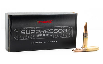 Barnes Suppressor Optimized .300 Blackout 220 Grain Sierra GameKing Ammunition (20 Rounds per Box)