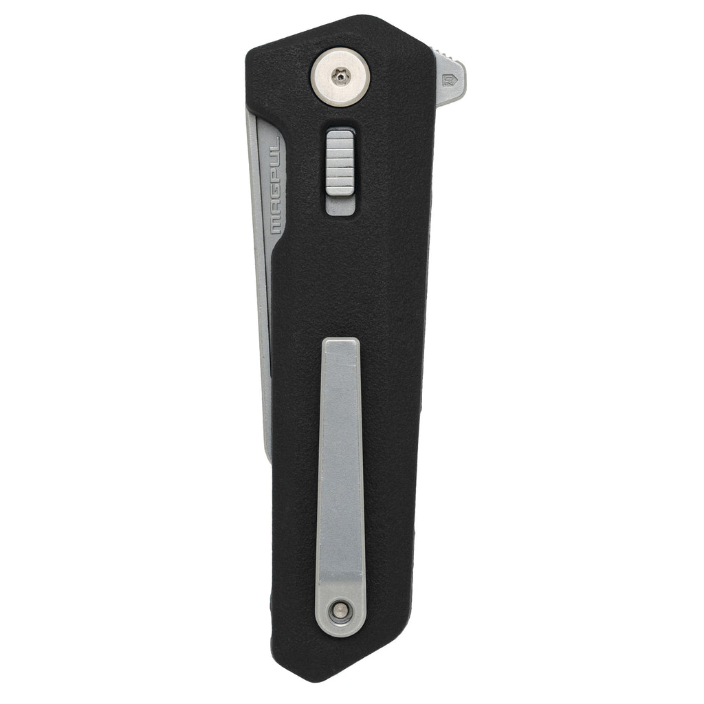 Magpul Industries Breslau Folding Knife - 2.94-inch Plain Edge, Black