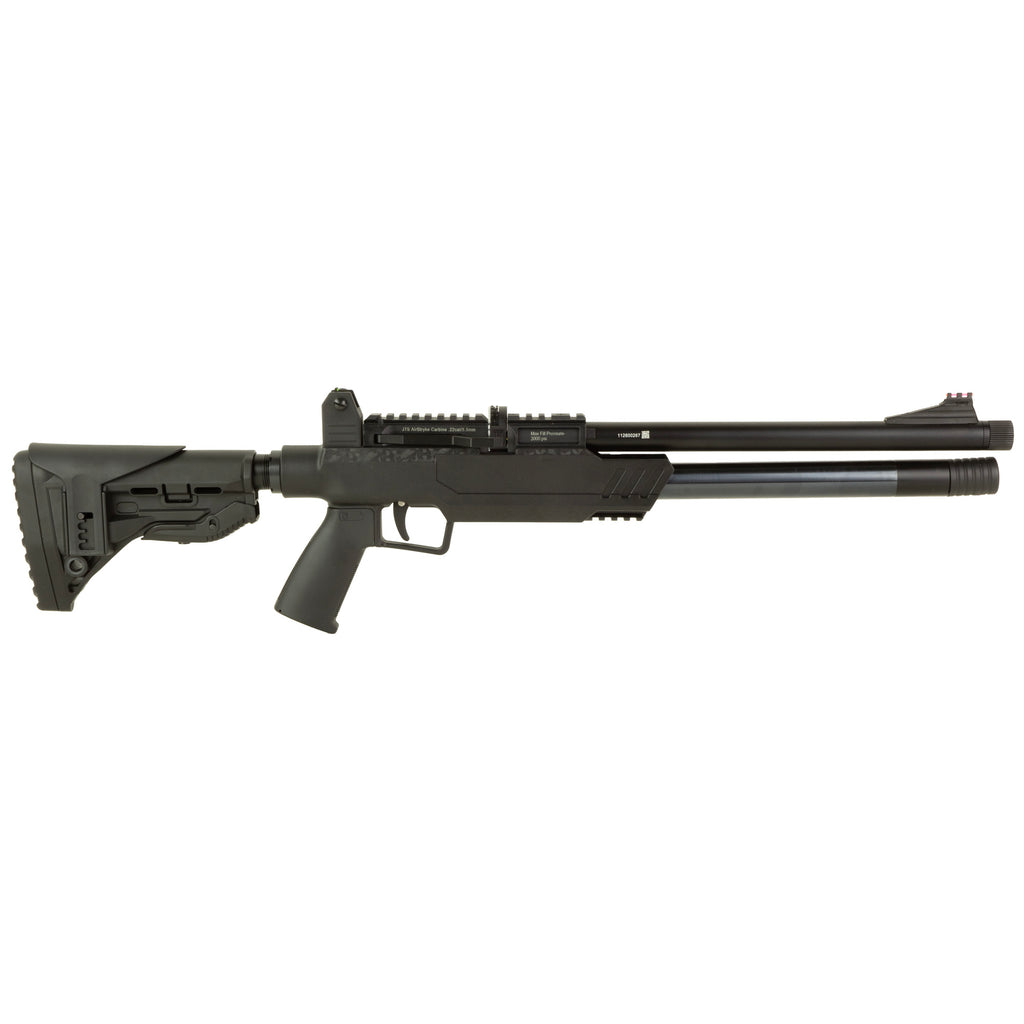 JTS Group AirStryke .22 PCP Air Rifle - 10 Round Capacity, Black Synthetic Stock
