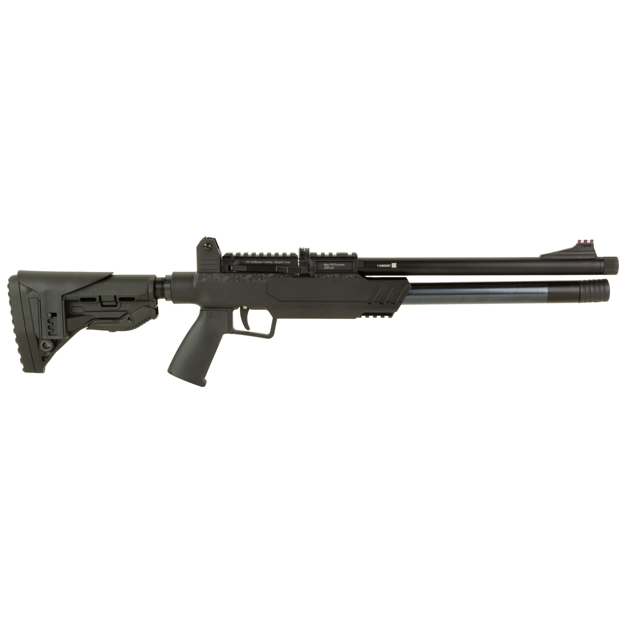 JTS Group AirStryke .22 PCP Air Rifle - 10 Round Capacity, Black Synthetic Stock