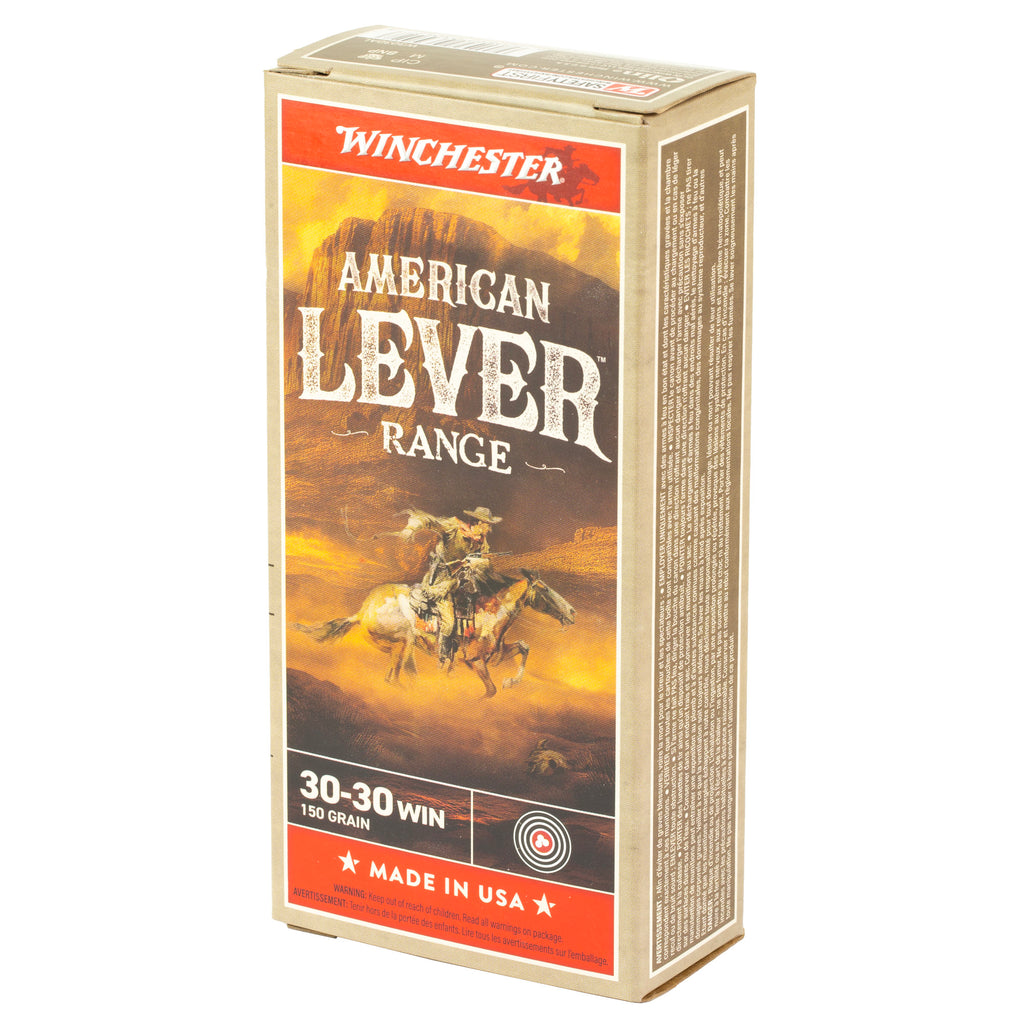 Winchester Ammunition American Lever 30-30 Winchester 150-Grain Hollow Point Ammunition - 20 Rounds per Box