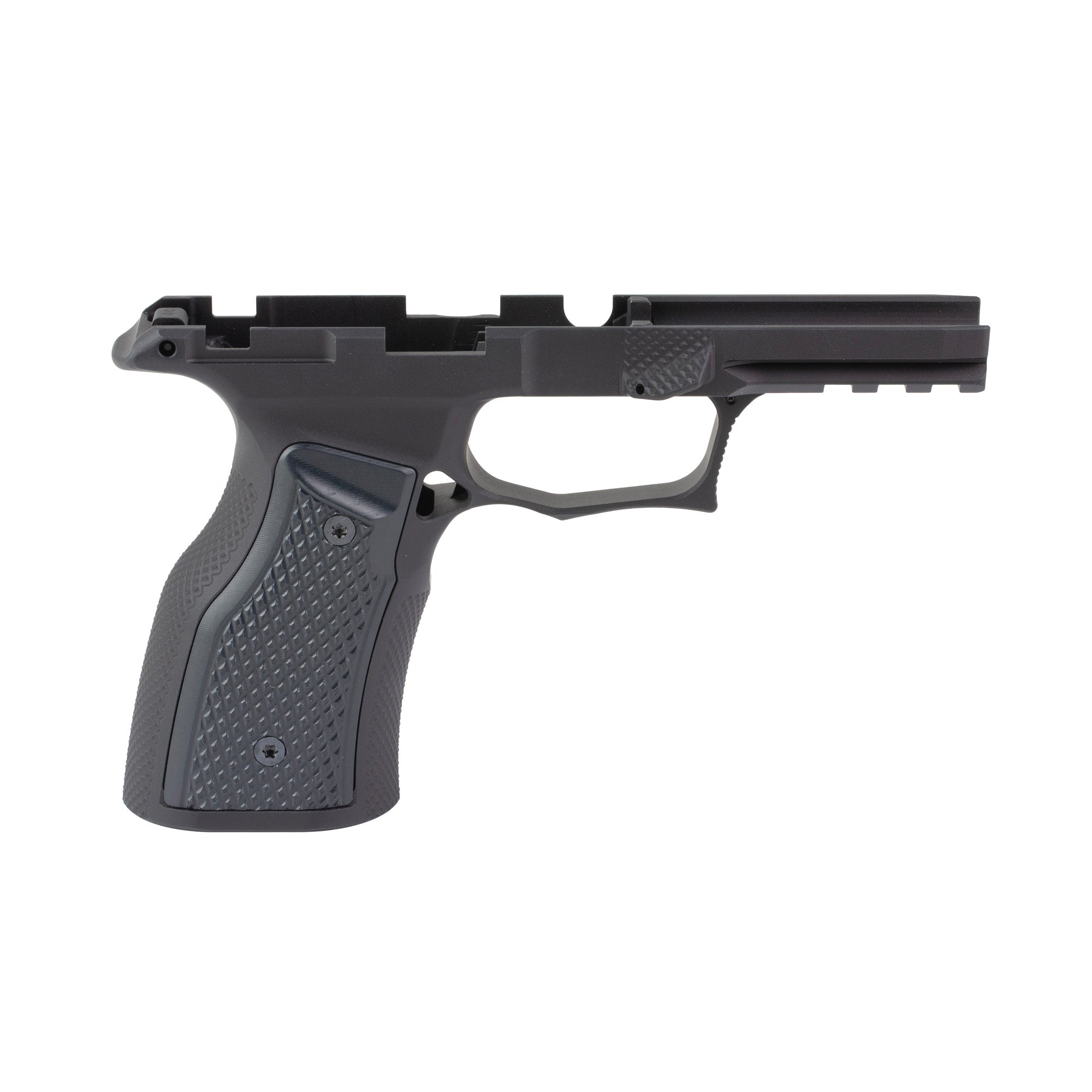 Sharps Bros. SBGM07-G3-BLK Grip Module for Sig P365 X-Macro with Black Anodized Finish