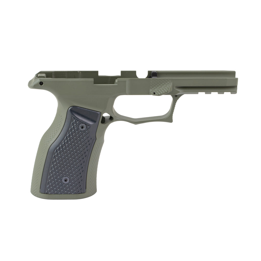 Sharps Bros. Gen 3 P365 X-Macro Grip Module in Olive Drab Green with Black Panels