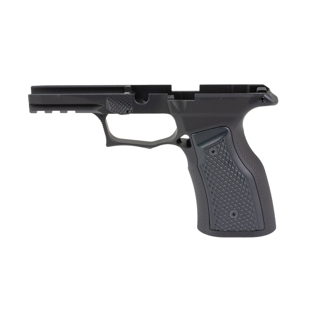 Sharps Bros. Gen 3 P365 X-Macro Grip Module with Black Anodized Finish