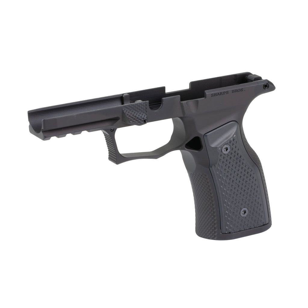 Sharps Bros. Gen 3 P365 X-Macro Grip Module with Black Anodized Finish