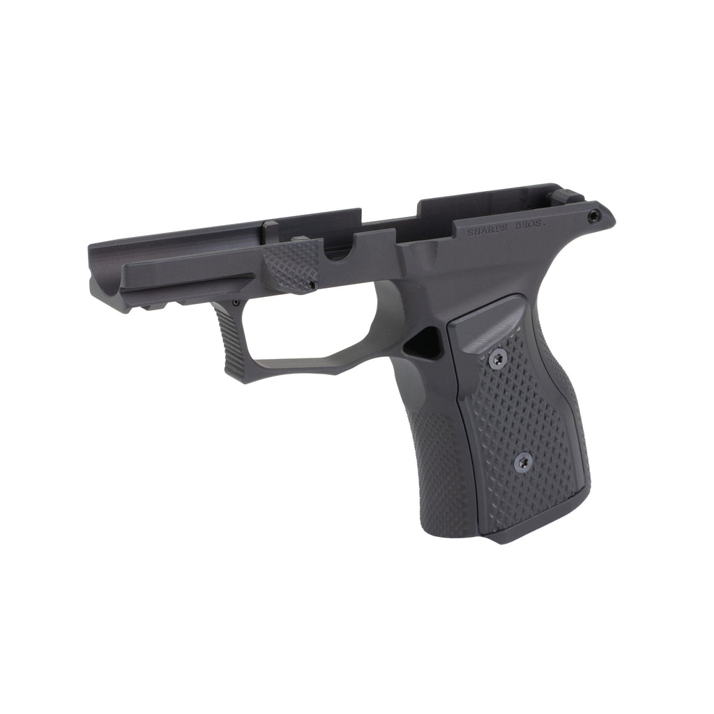 Sharps Bros. Gen 3 P365 X/XL Grip Module in Black with Bronze Grip Panels – Part SBGM01-G3-BLK