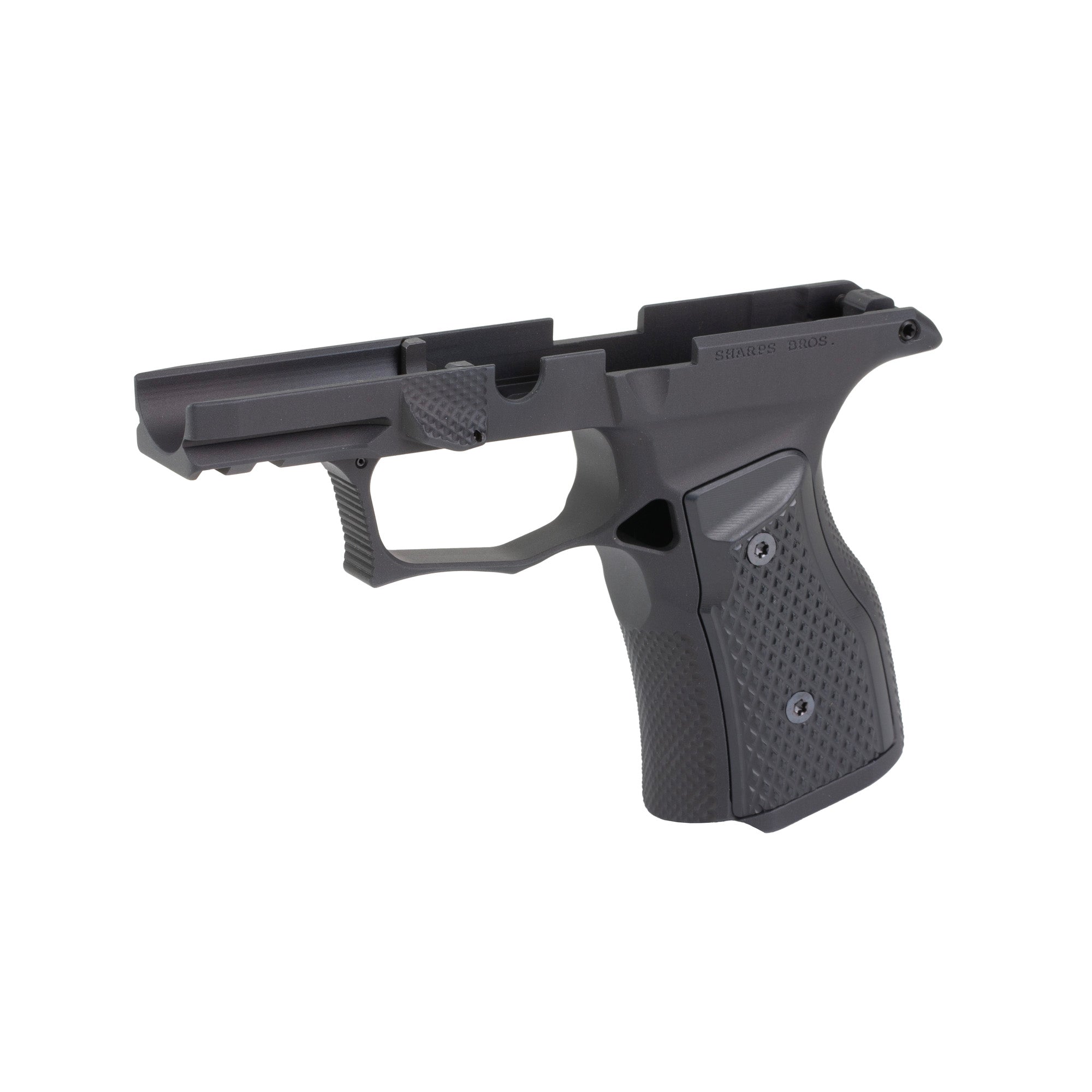 Sharps Bros. Gen 3 P365 X/XL Grip Module in Black with Bronze Grip Panels – Part SBGM01-G3-BLK