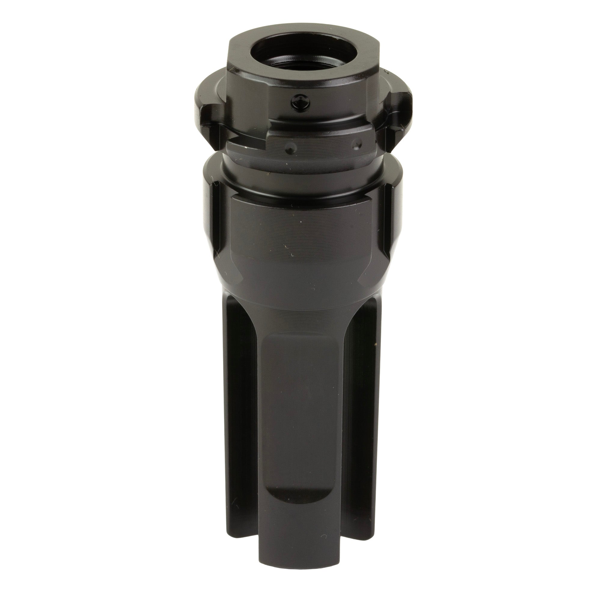 Dead Air Armament KeyMo GOV Flash Hider for 6mm Rifles, 1/2x28 Thread, Black Finish