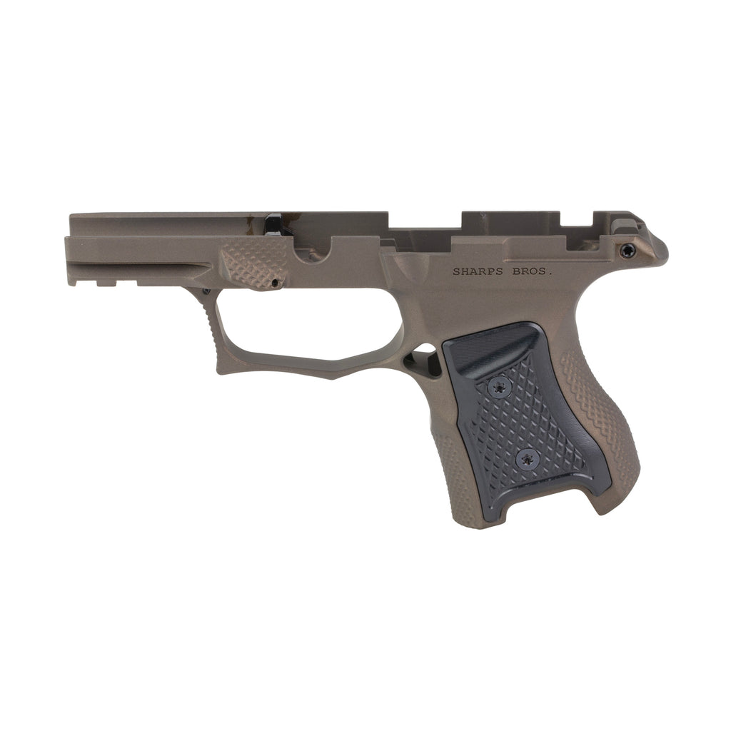 Sharps Bros. Gen 3 P365 Grip Module with Bronze Panels – Black and Bronze Finish