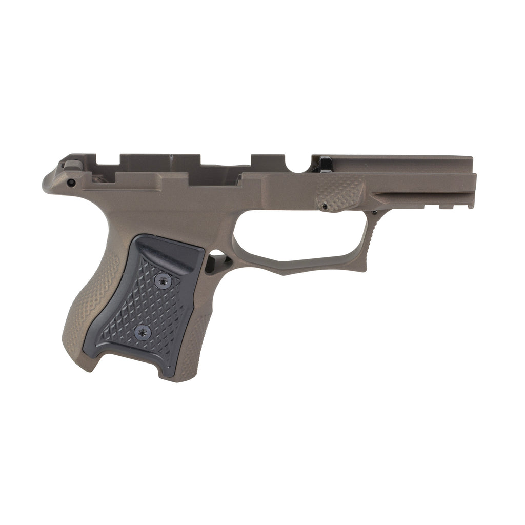 Sharps Bros. Gen 3 P365 Grip Module with Bronze Panels – Black and Bronze Finish