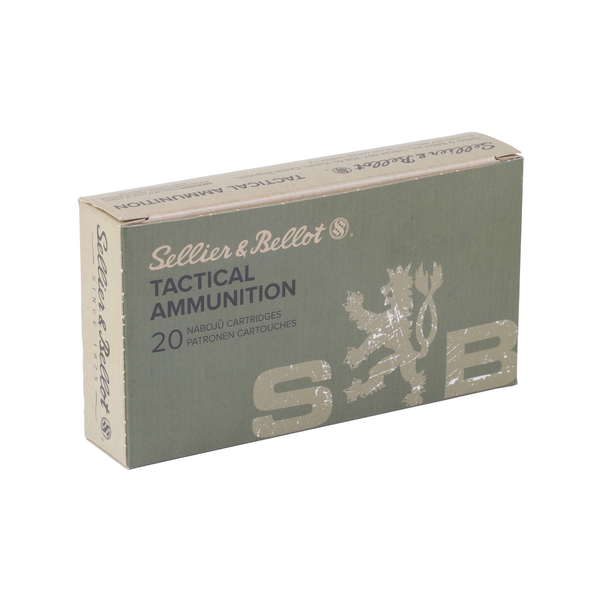 Sellier & Bellot 7.5x55mm Swiss Full Metal Jacket Rifle Ammunition - 174 Grain, 20 Rounds per Box