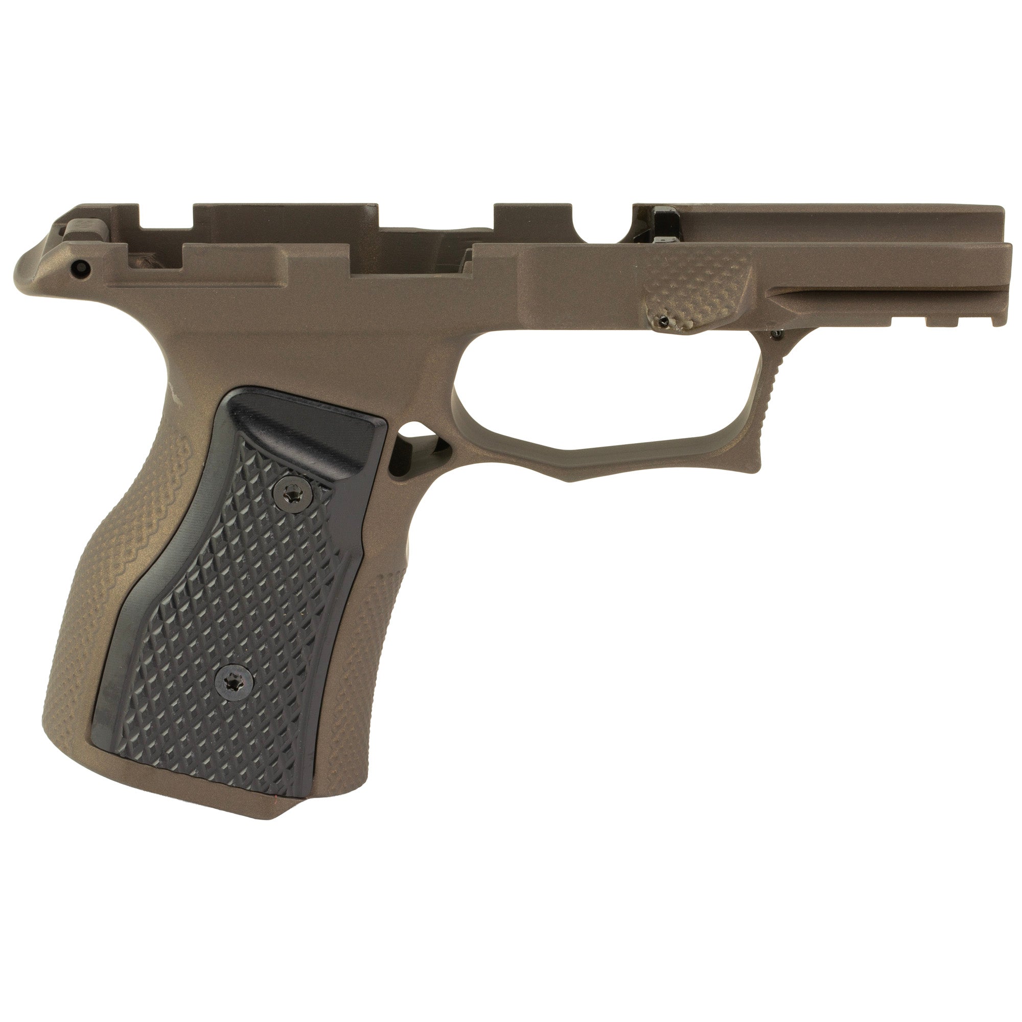 Sharps Bros. Gen 3 P365 X/XL Grip Module with Bronze Grip Panels and Anodized Finish