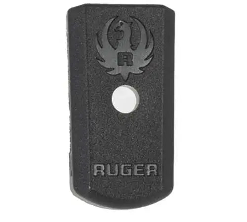 Ruger LCP II Finger Extension Base Plate – Black Polymer Flat Floorplate for Ruger Magazines