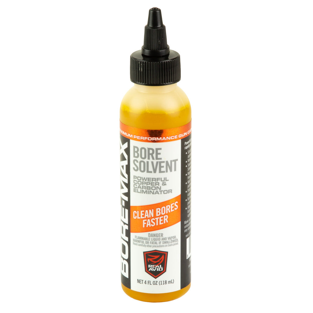 Real Avid Bore Max Solvent 4 oz - 12 Pack for Effective Gun Bore Cleaning