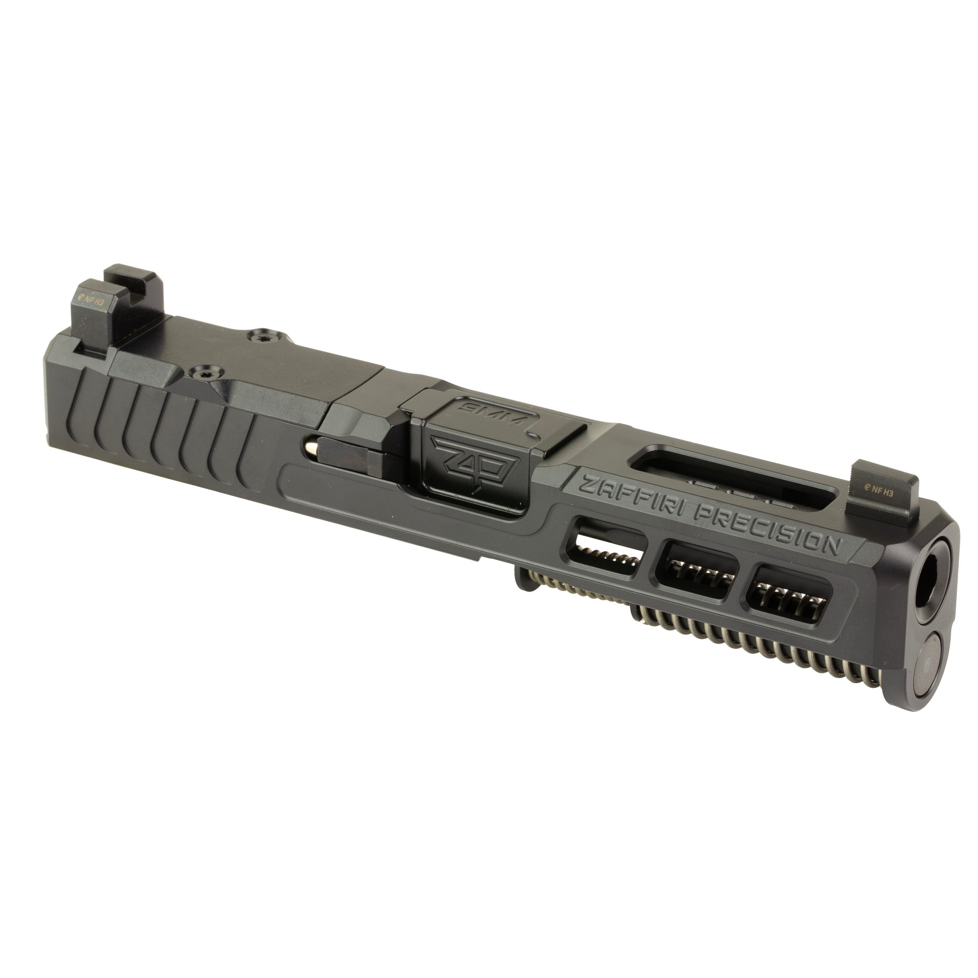 Zaffiri Precision ZPS.3 Single Billet 17-4 Stainless Steel Slide for Glock 19 G5 in Black