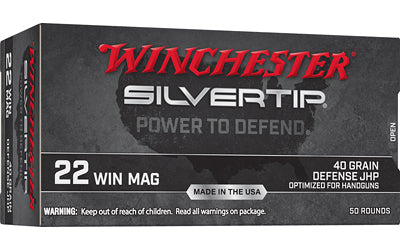 Winchester Ammunition Silvertip 22 WMR 40-Grain Hollow Point Ammunition (50 Rounds per Box)