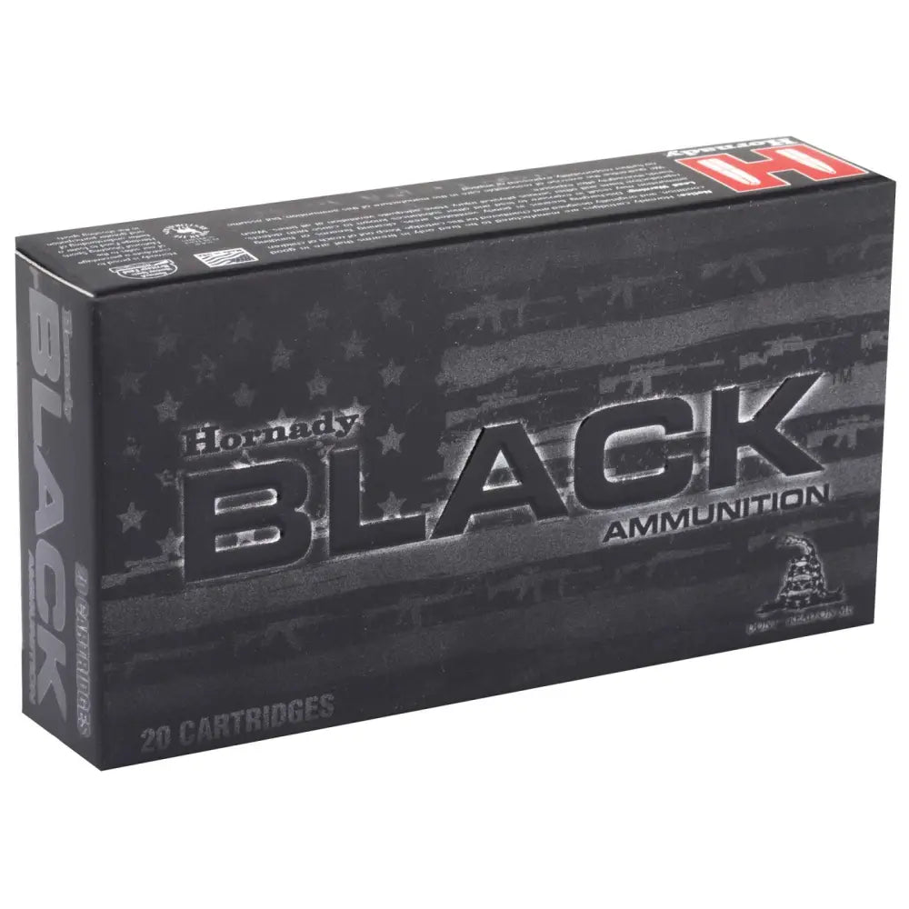 Hornady Black .223 Remington 62 Grain FMJ Centerfire Rifle Ammunition - 20 Rounds per Box