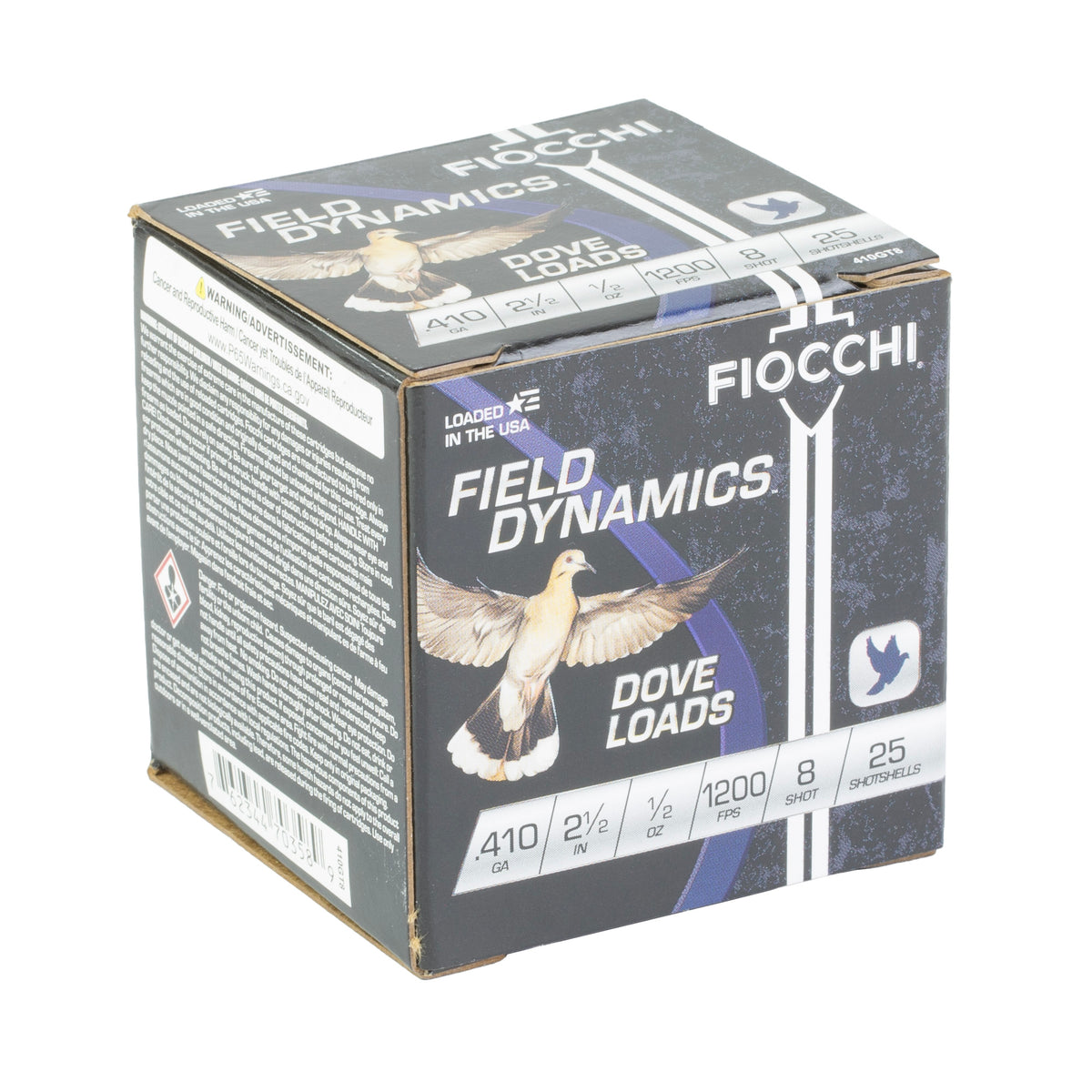 FIOCCHI D&Q 410 BORE 2.5 #8 25/250