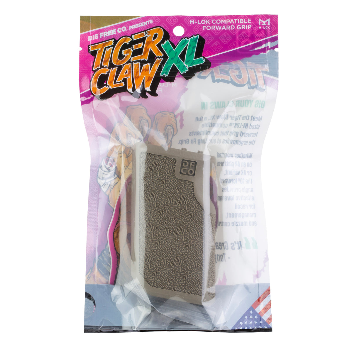 DFCO TIGER CLAW XL FOREGRIP FDE