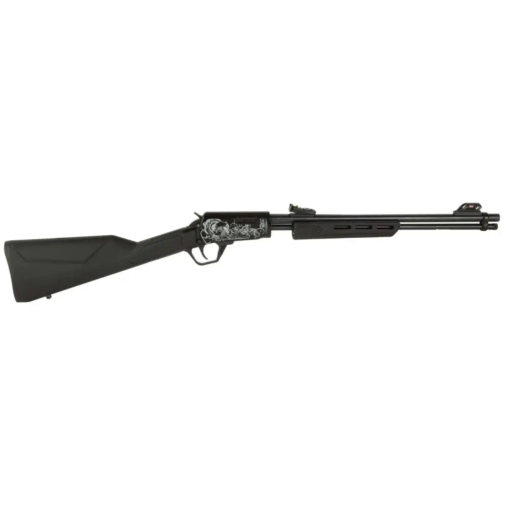 Rossi Gallery .22LR Rifle with 18-Inch Barrel, Engraved Matte Finish and Adjustable Sights