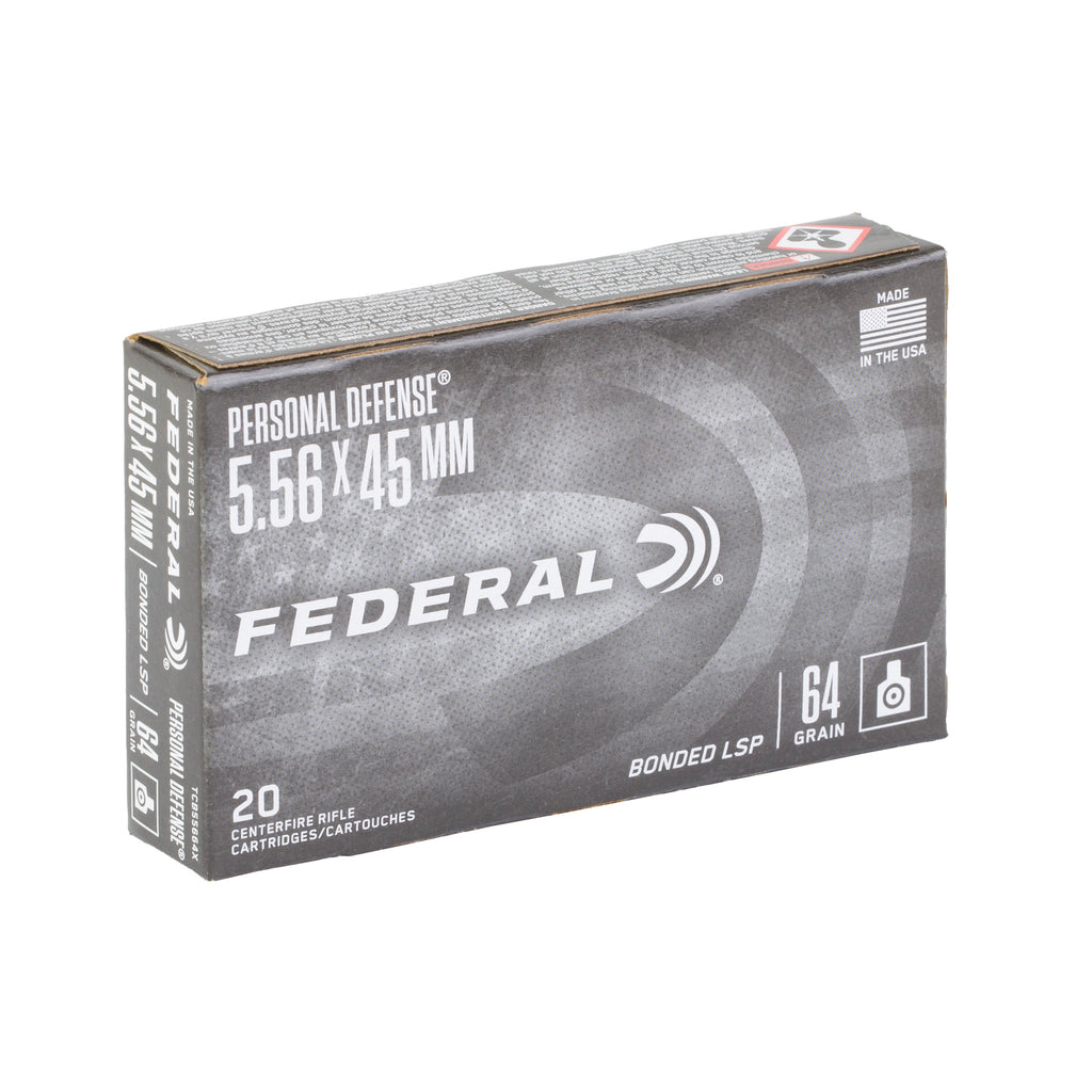FED TAC BONDED 5.56 NATO 64GR 20/500