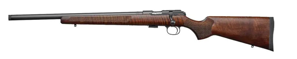CZ 457 Varmint Left-Hand Bolt Action Rifle with 20.5-inch Barrel and Turkish Walnut Stock