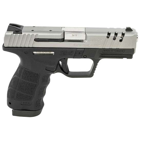 Sar USA SAR9X Compact Black Polymer 9mm Semi-Automatic Pistol with Accessories
