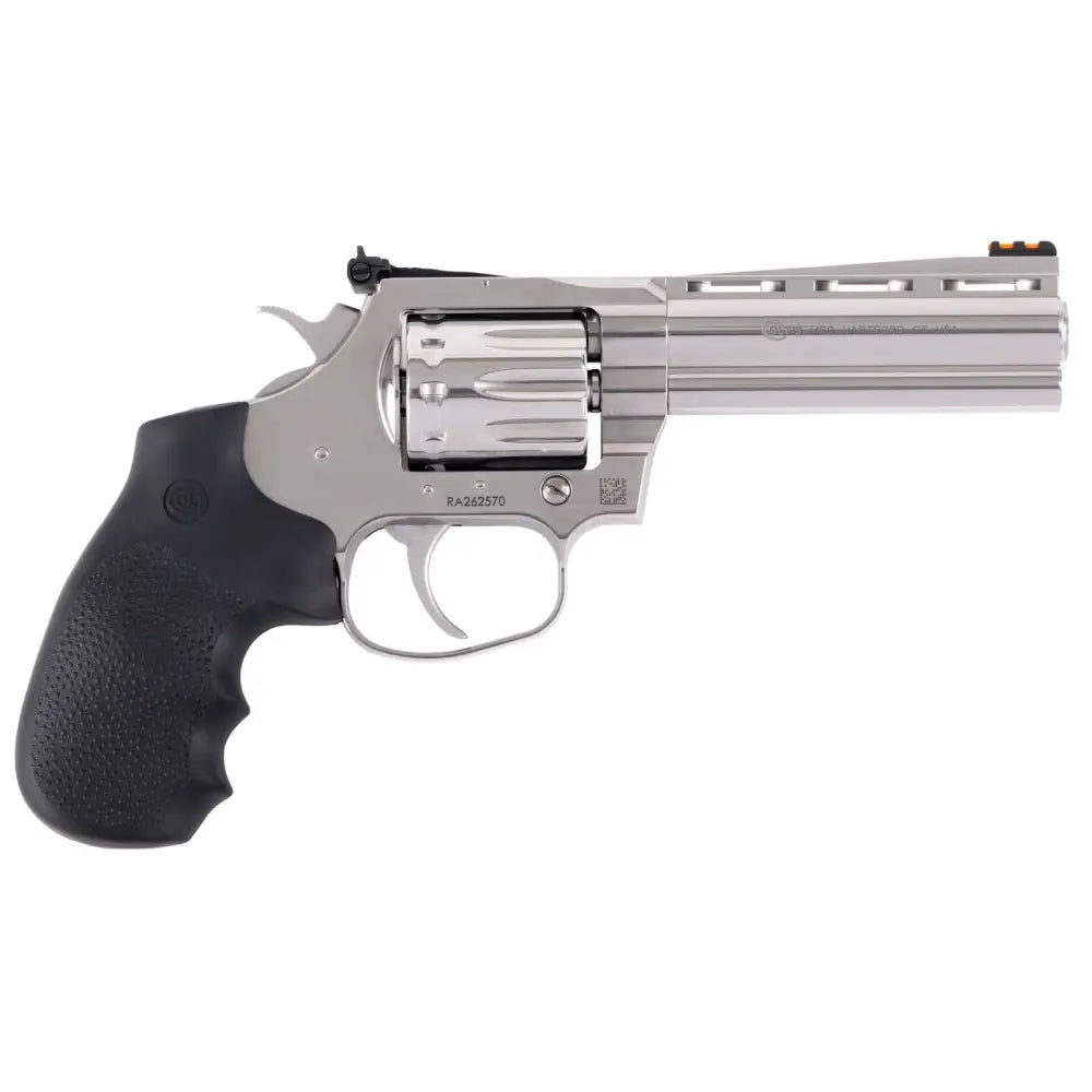 Colt Mfg King Cobra Target .22LR Revolver with 4.25-Inch Stainless Steel Barrel and Fiber Optic Sights