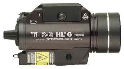Streamlight Tlr-2 Hlg Tac Light With Laser, Black Finish, Includes Rail Locating Keys, Fits Glock Style, 1913